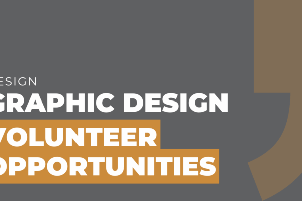 graphic design volunteer opportunities