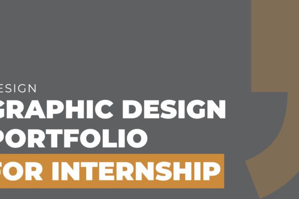 graphic design portfolio for internship