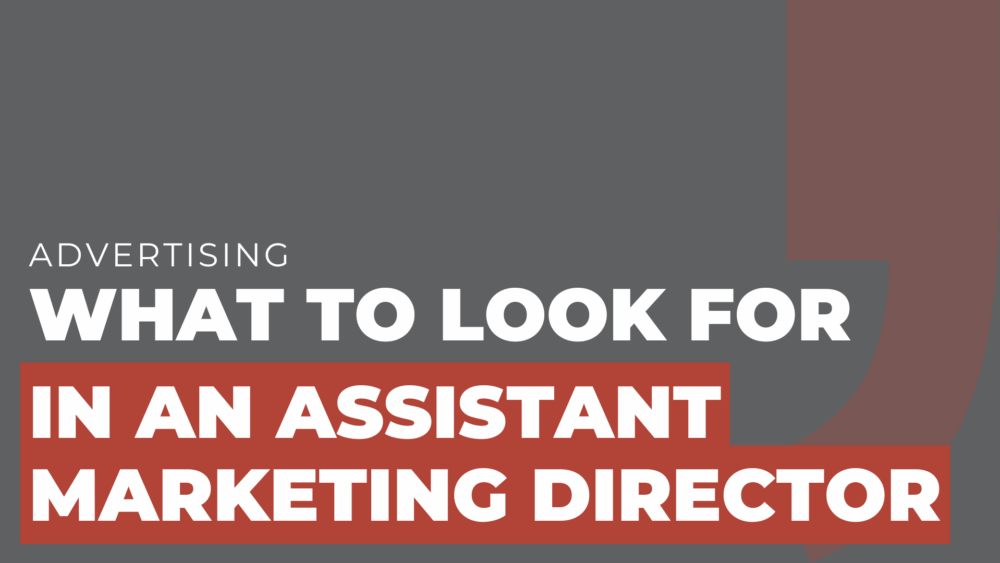assistant marketing director