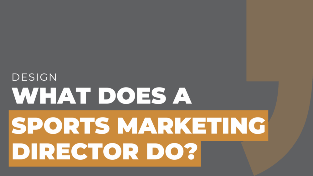 what does a sports marketing director do