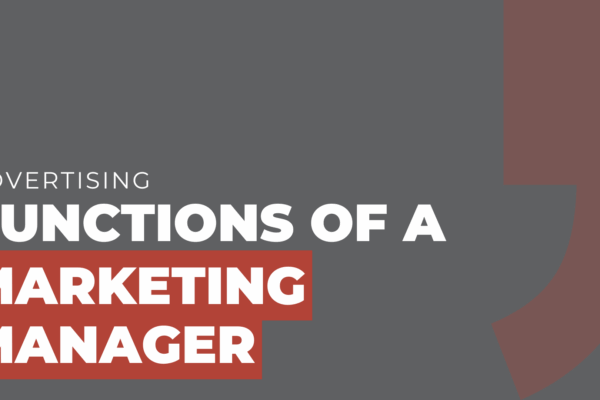 functions of a marketing manager