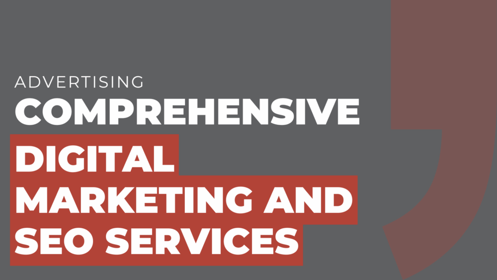 Comprehensive digital marketing and SEO services