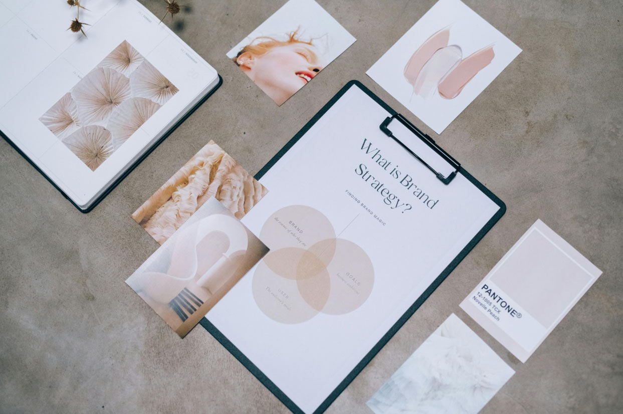 Using graphic design tools to strengthen brand identity