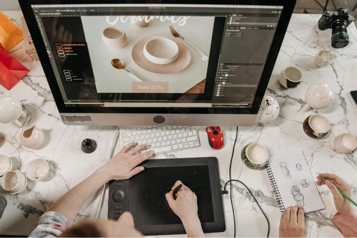 Advertising agency executing campaigns